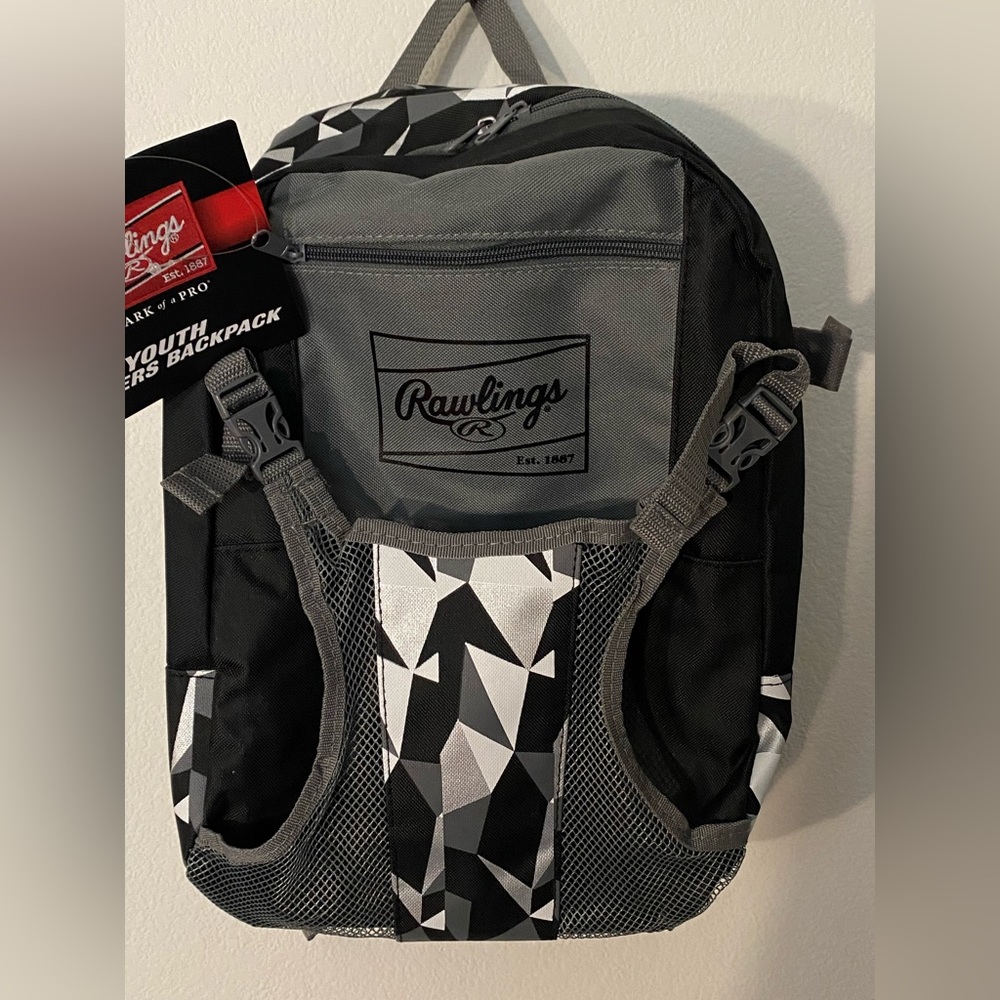 ⚾️🥎🎒Rawlings PLAYERS YOUTH BB/SB BACKPACK Baseball and Softball Equipment